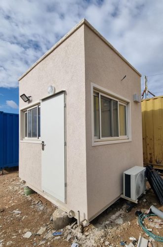 ביתן שמירה מבנה שומר בגודל 7.5 מר